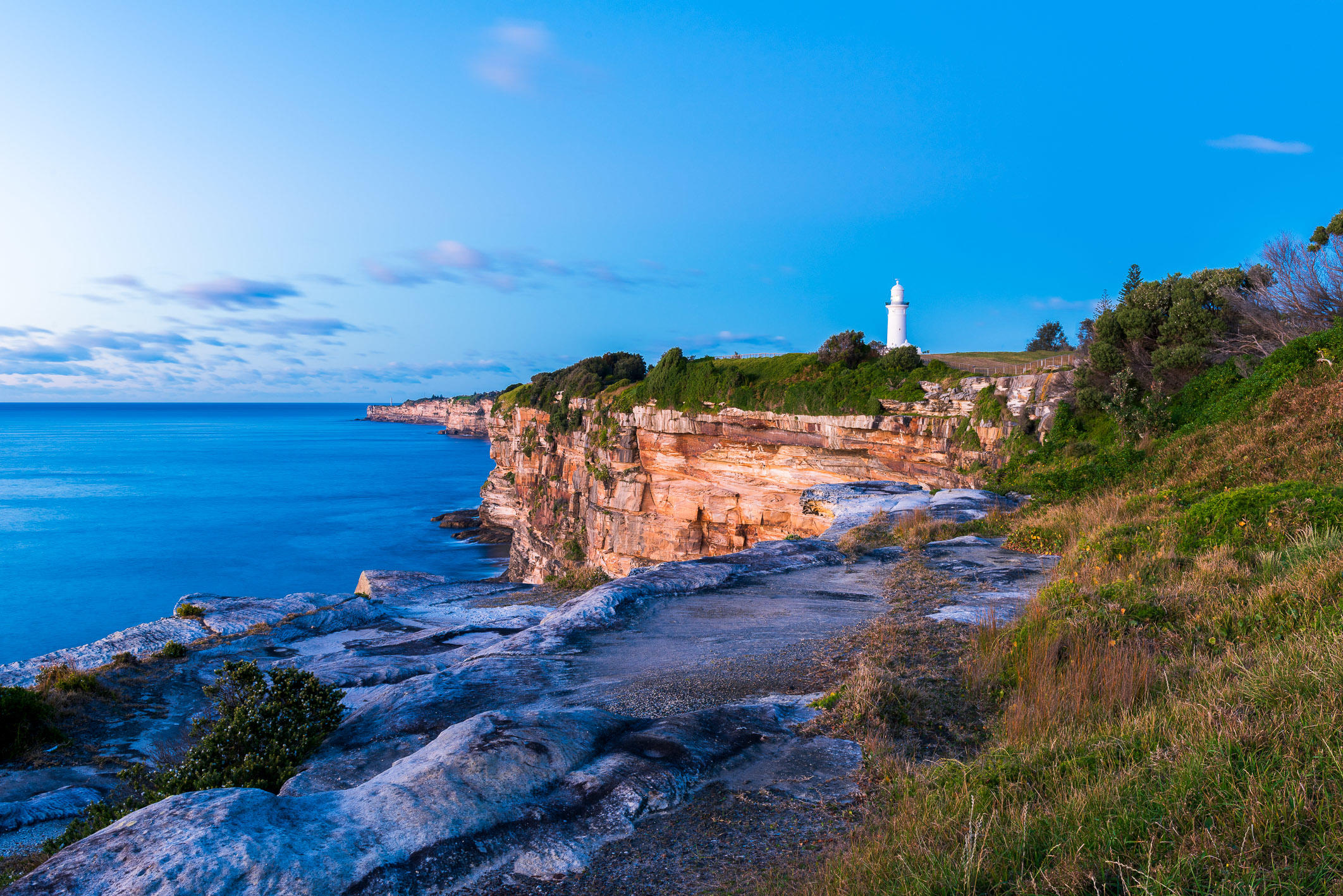 Macquarie Lighthouse at Dawn, Sydney, Australia