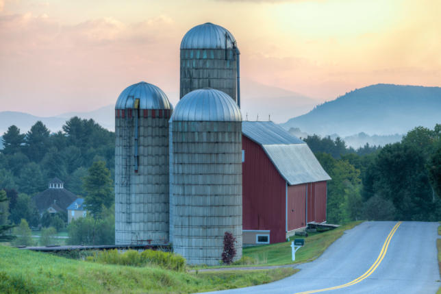 Barn at Sunrise, Waitsfield, Vermont