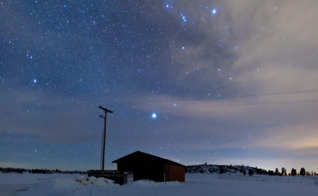 Night on Piedra Road I, Pagosa Springs, CO