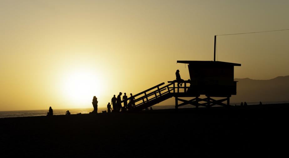 Sunset, Venice Beach, California