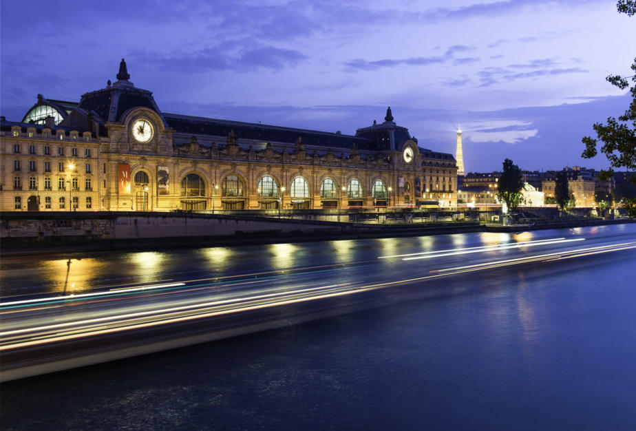 Twilight at the Musée d'Orsay, Paris, France