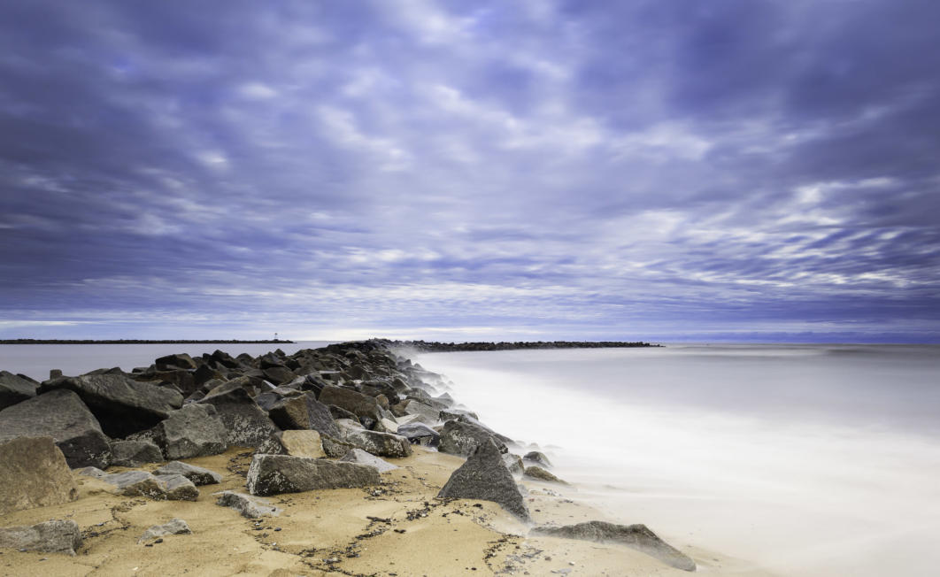 Morning on the South Jetty, Plum Island, Massachusetts