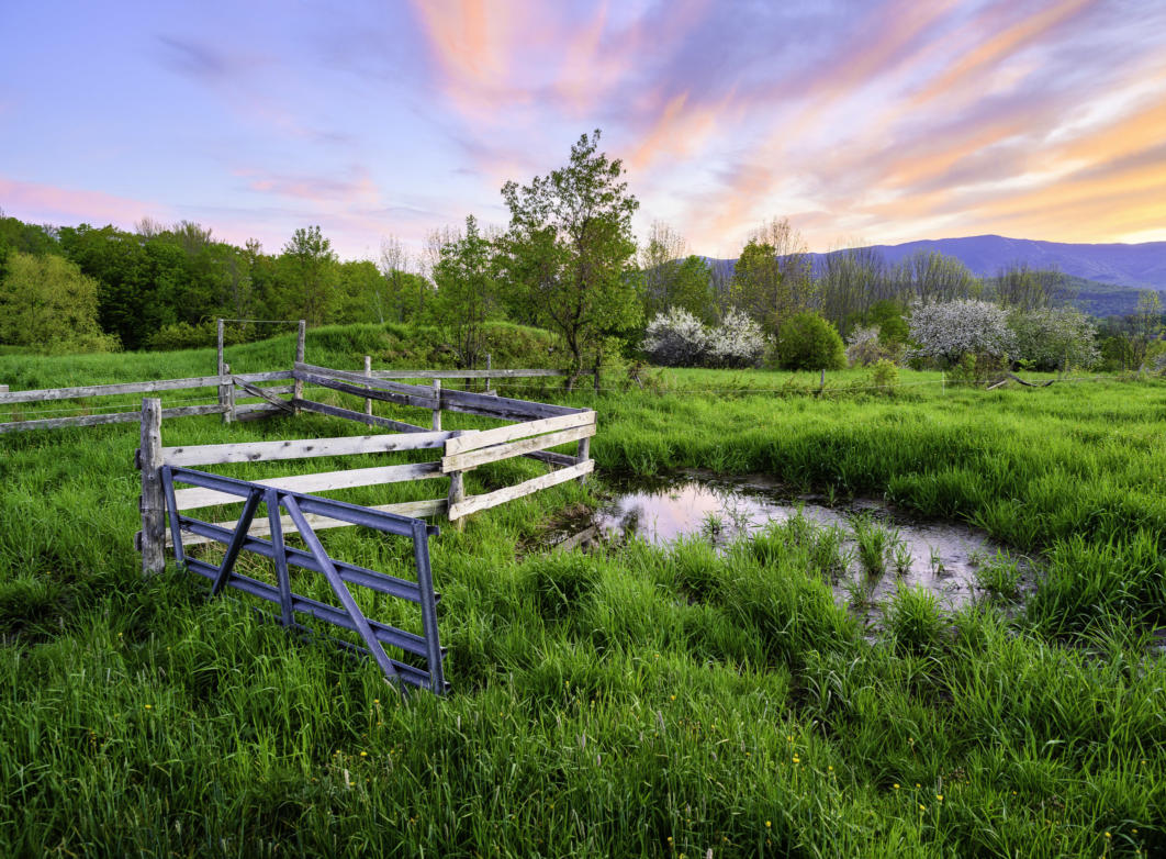 Spring Twilight, Waitsfield, Vermont