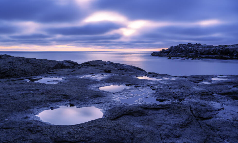 Puddles at Sunrise, York, Maine