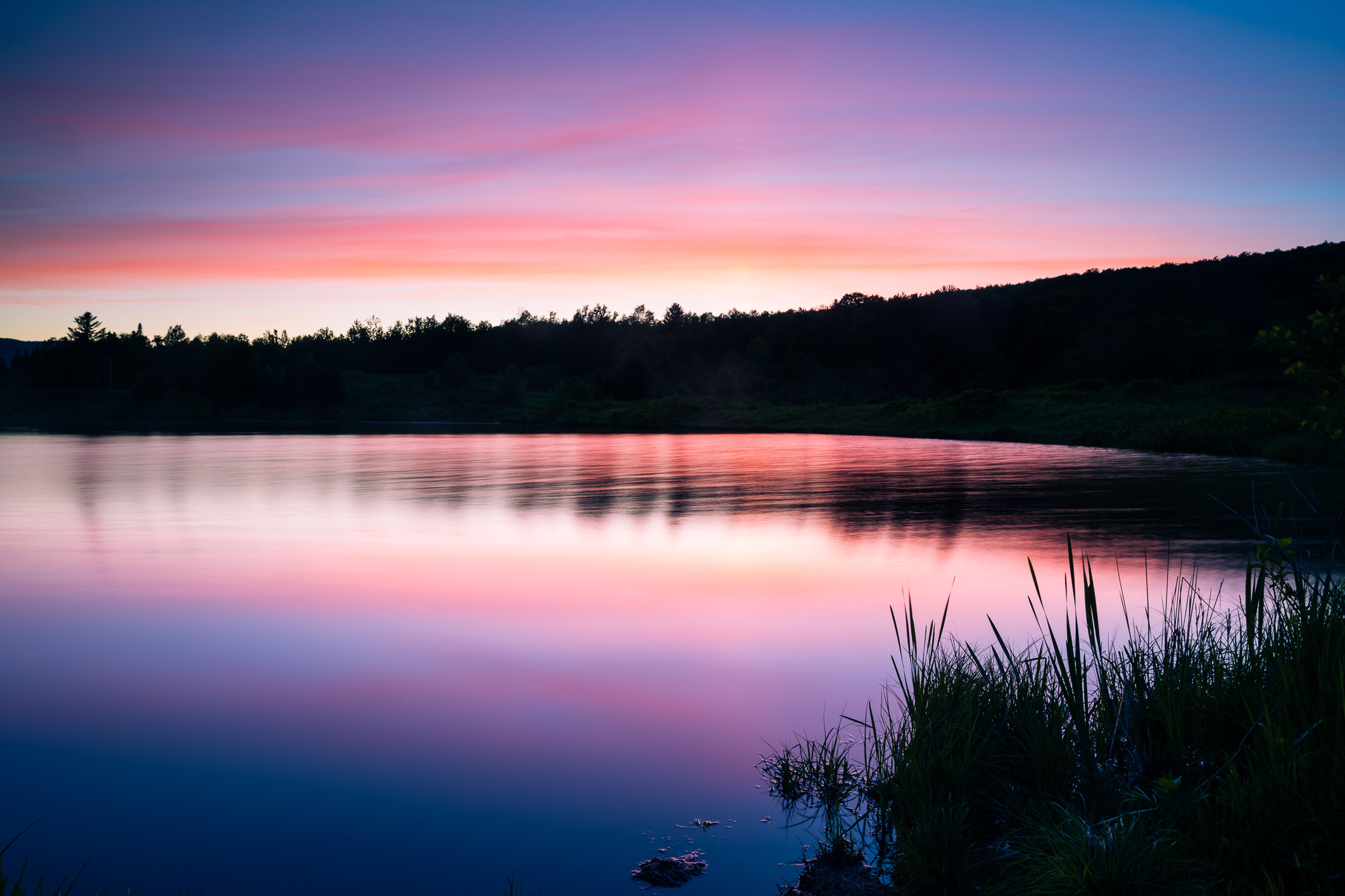 Blueberry Lake Sunset, Warren, Vermont