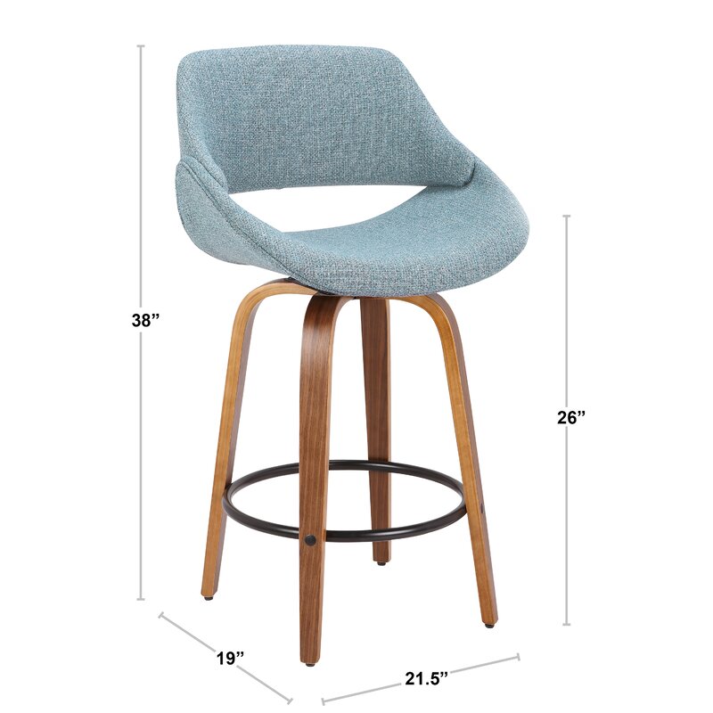 alisha 26 swivel bar stool