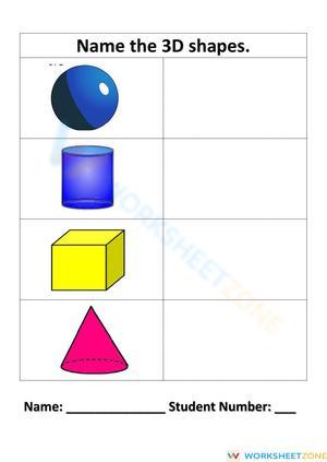 3D Shape Quiz for Kids - Quizzy Kid