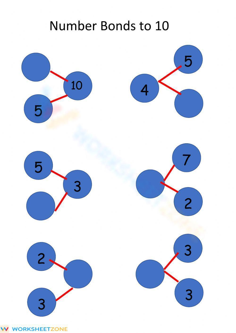 number-bonds-to-10-worksheet