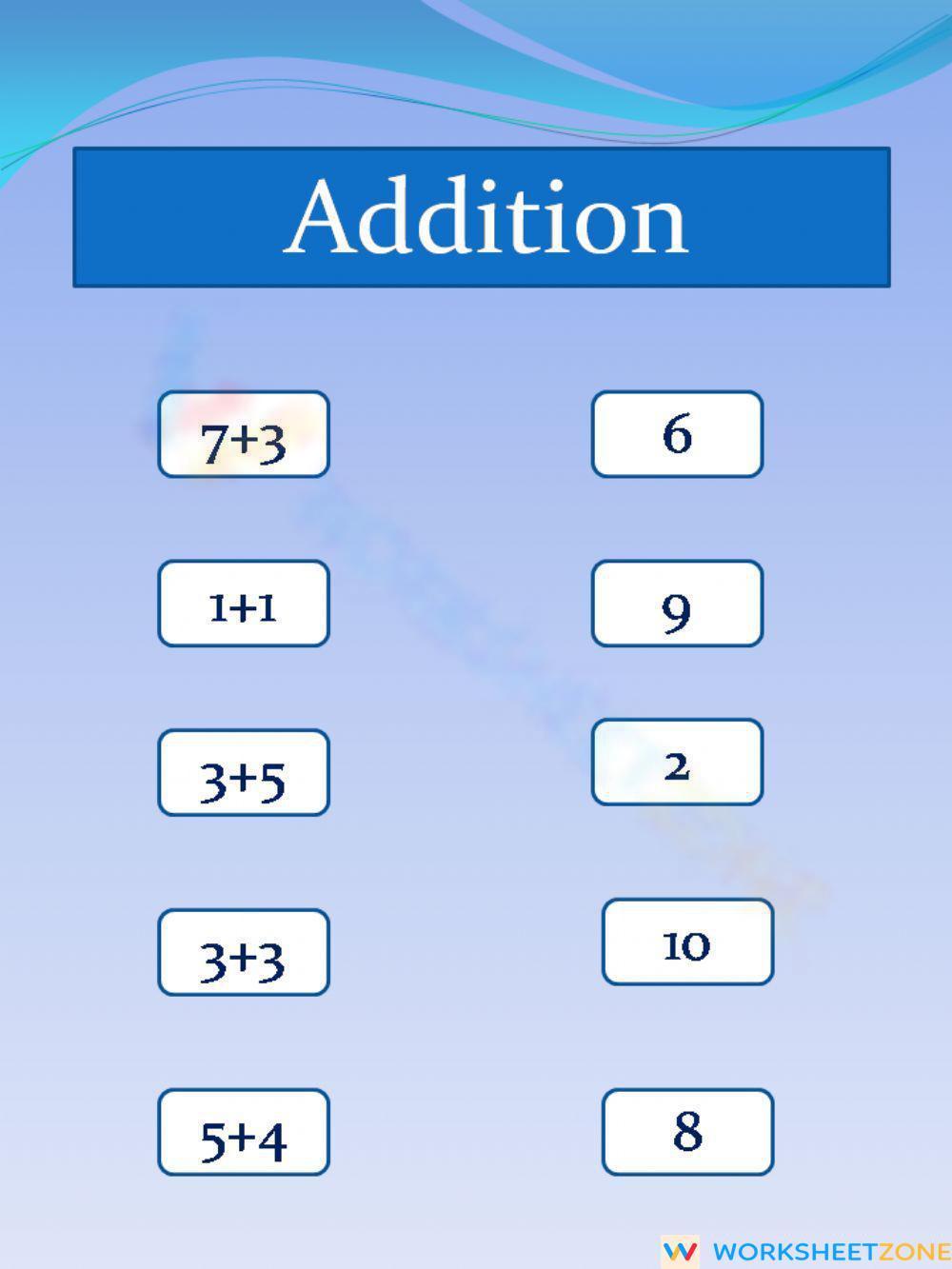 Addition Worksheet 0062