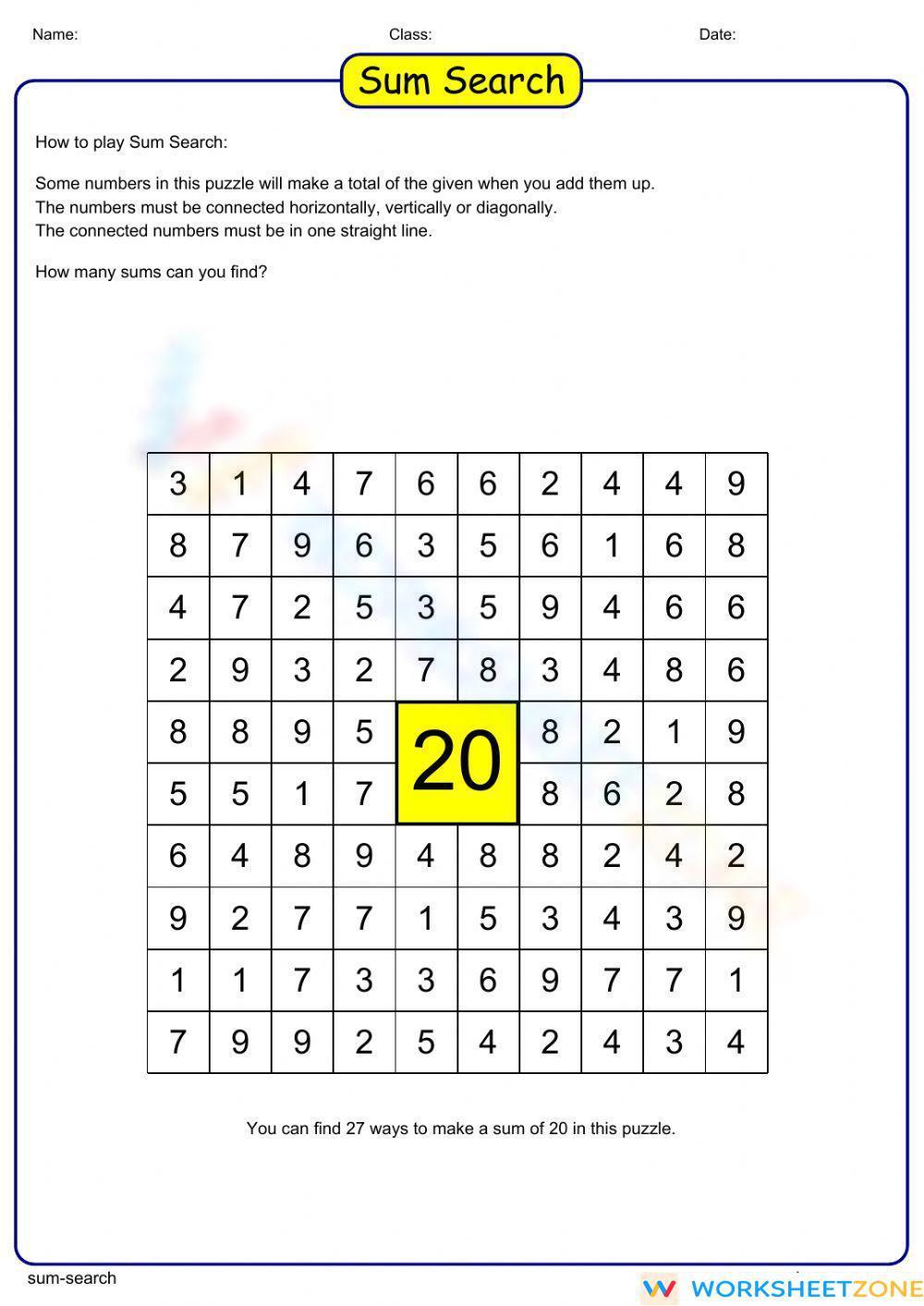 number-search-worksheet