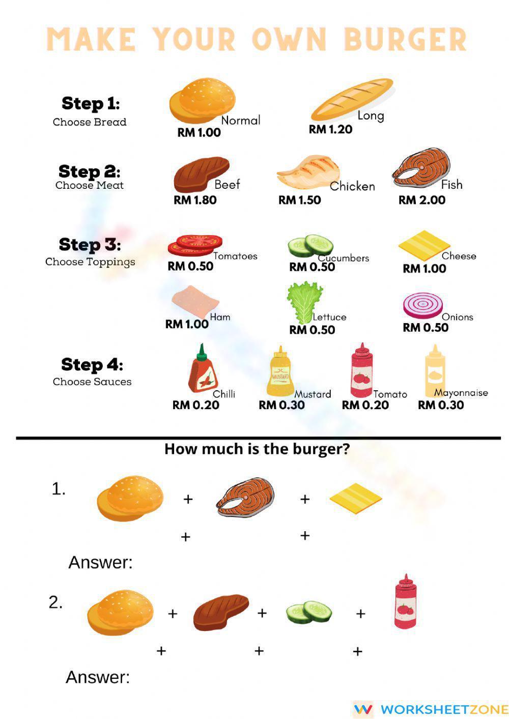 addition-money-worksheet-zone