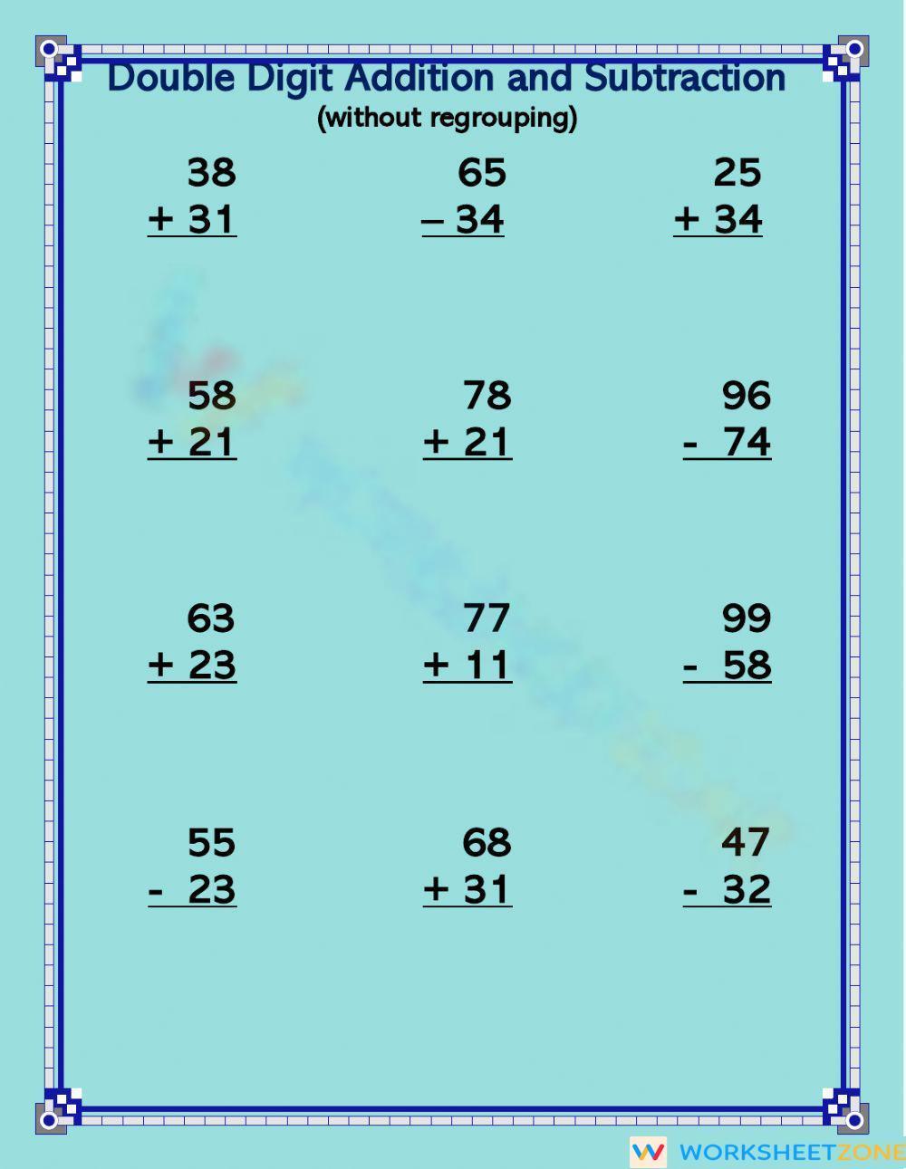 double-digit-addition-and-subtraction-set-5-no-regrouping-worksheet