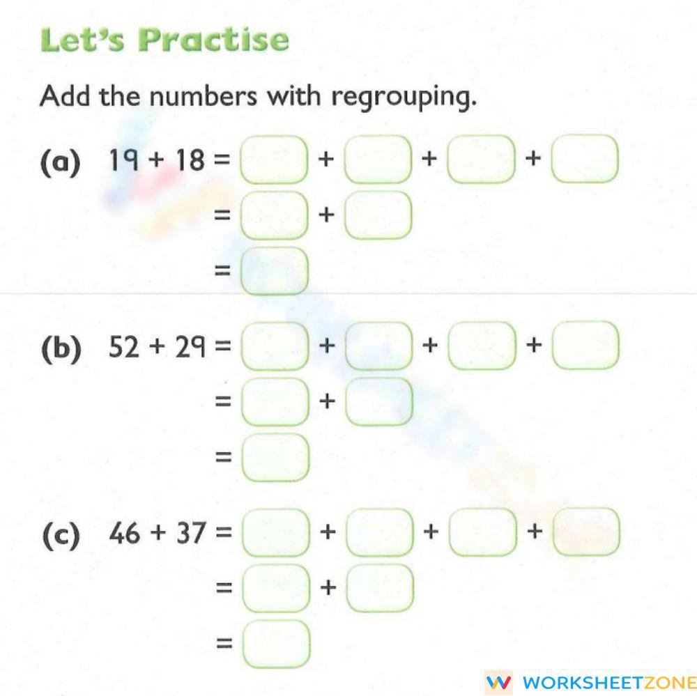 addition-with-regrouping-grade-3-worksheet