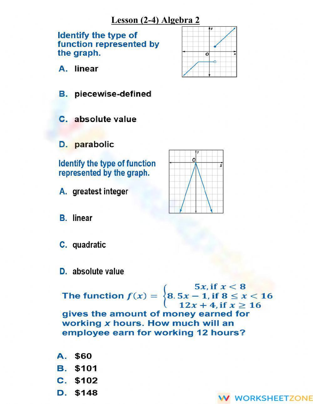 special functions assignment