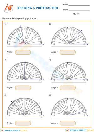 Free Interactive and Printable Angles Worksheet