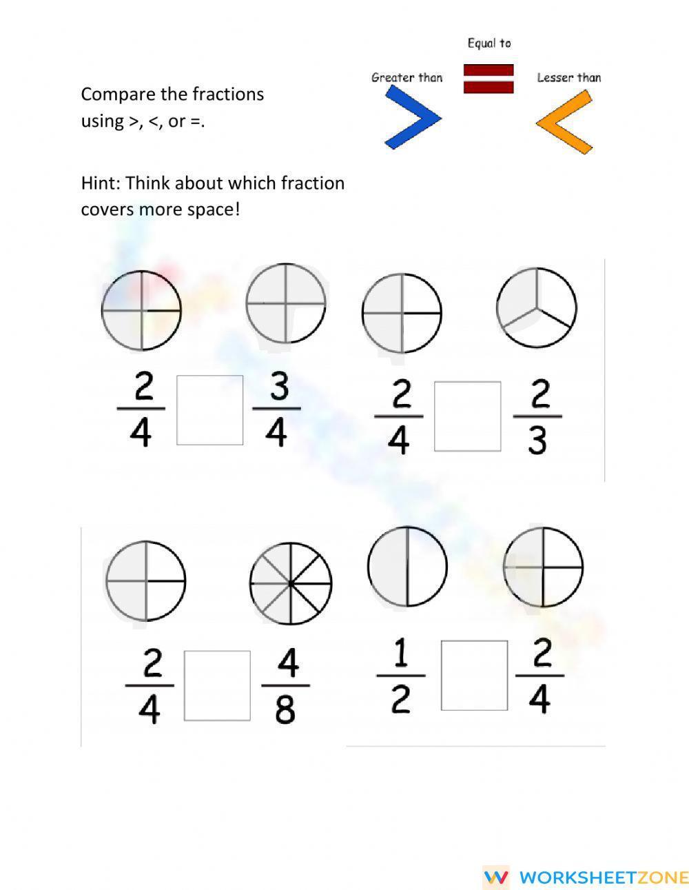 comparing-fractions-worksheet