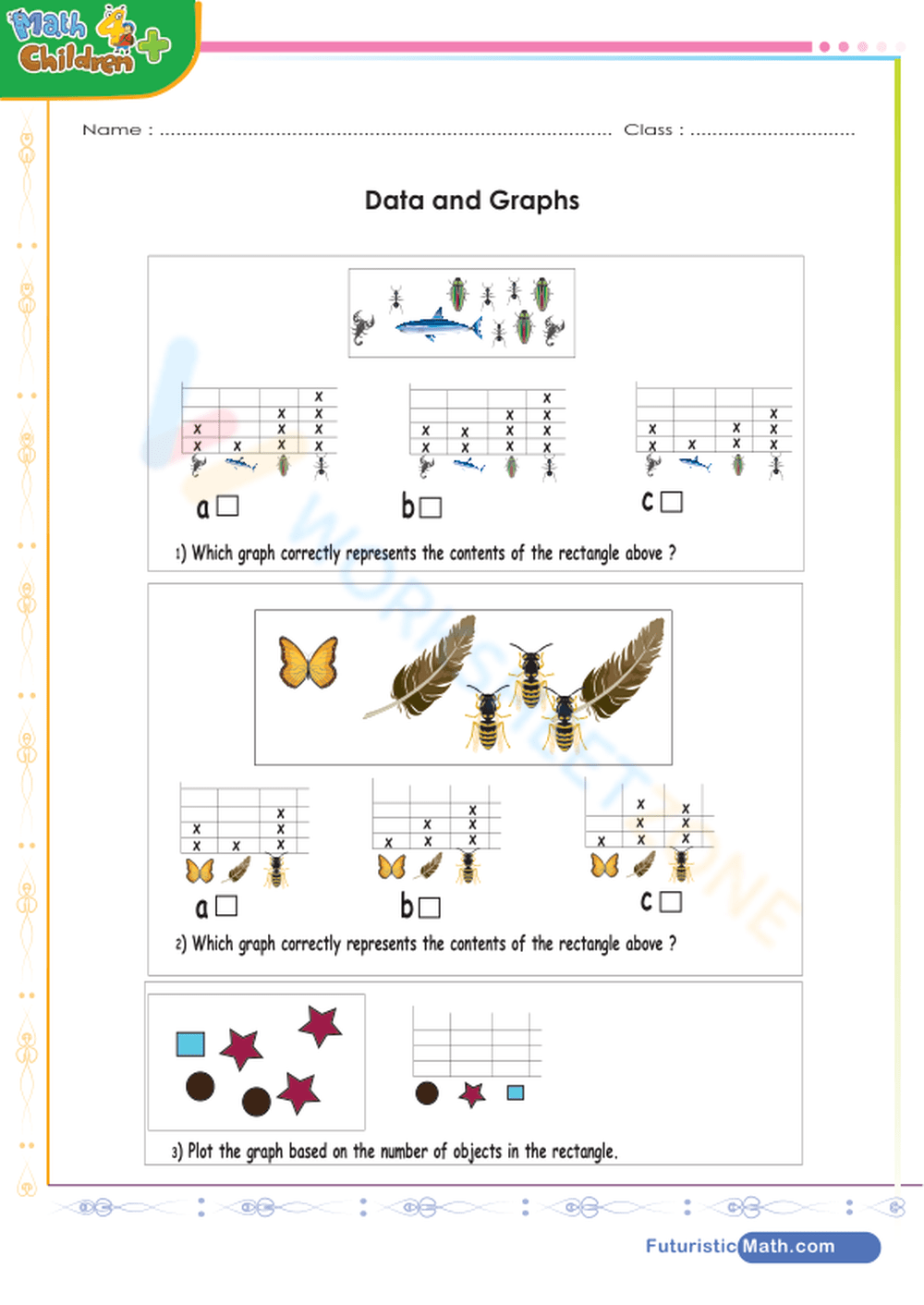 Data And Graphs Worksheet