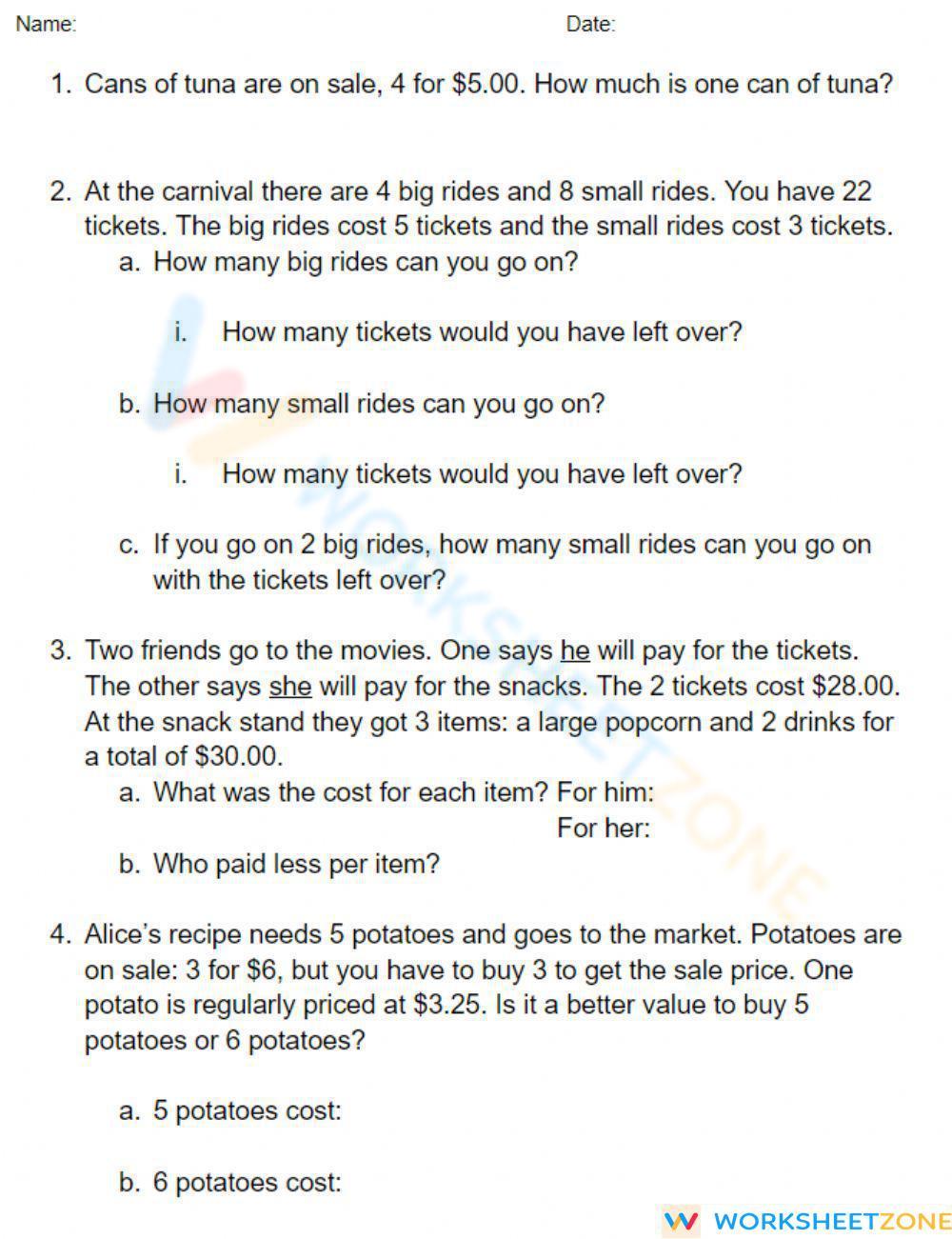 money-division-word-problems-sheet-2-worksheet