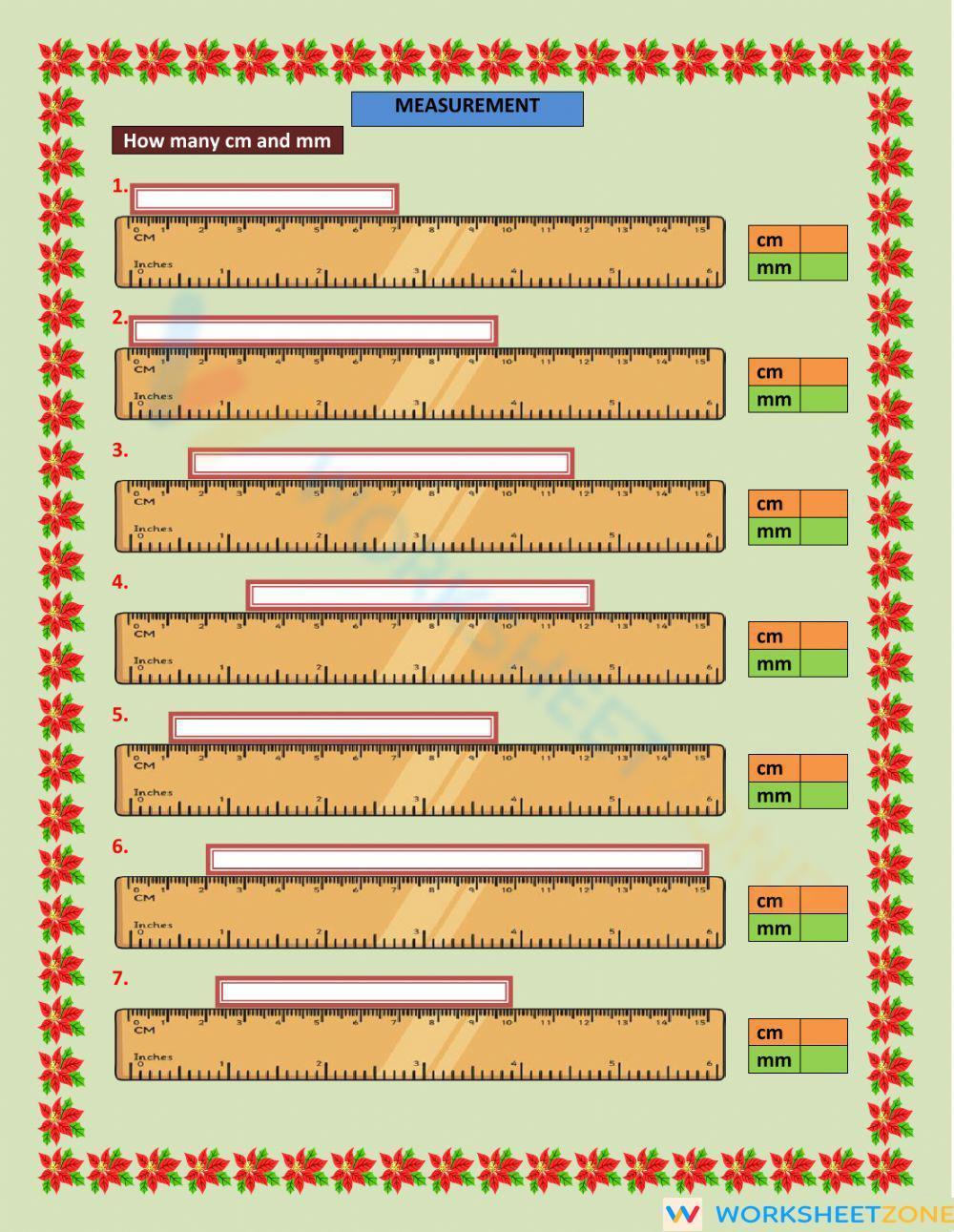 Measurement Length Worksheet measurement-length-worksheet