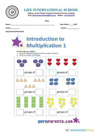 Concept of Multiplication - Group