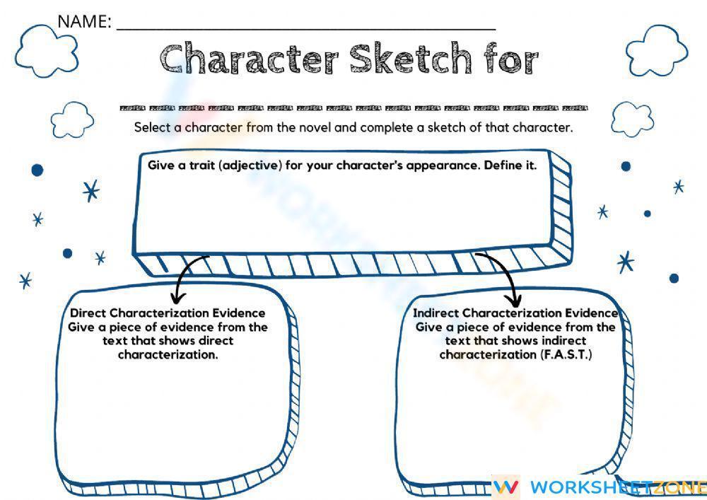 Discover 191+ character sketch for kids super hot