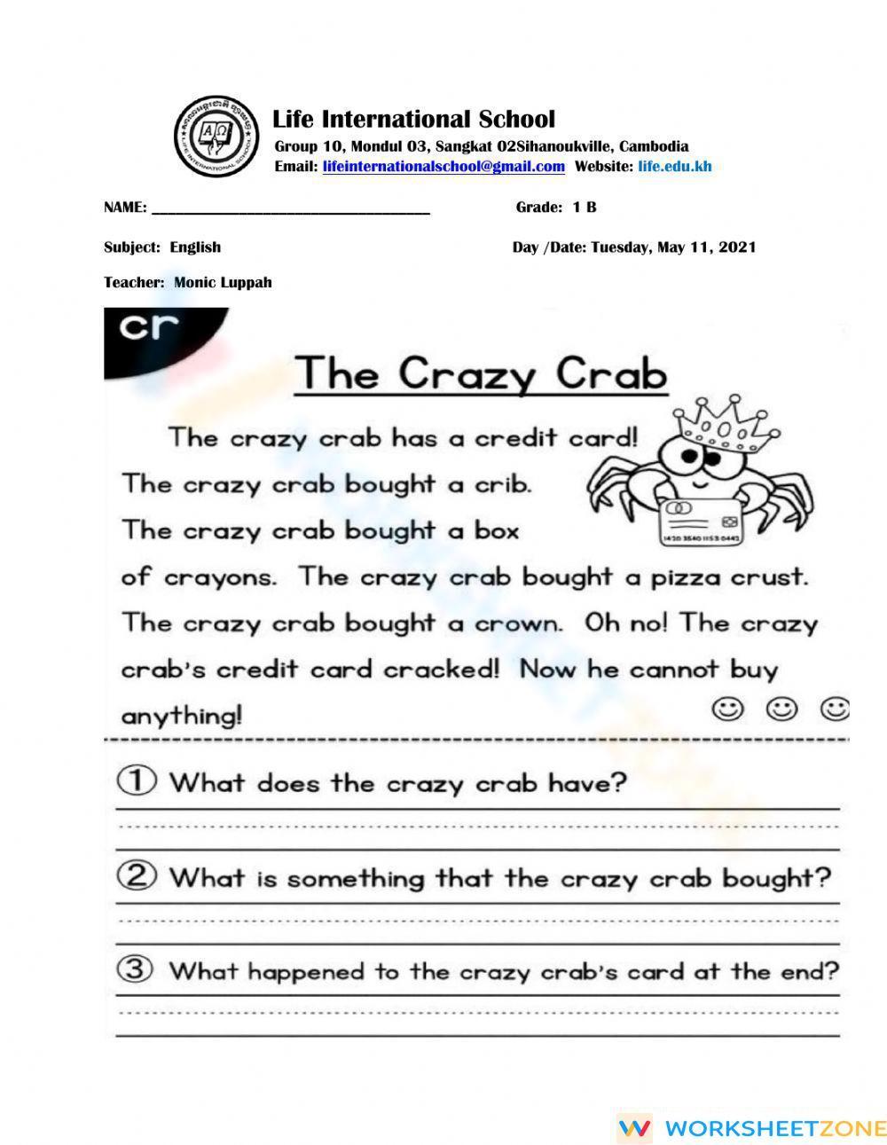 Consonant Blends Chart Worksheet Zone Hot Sex Picture 