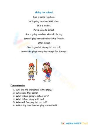 homework reading passages Reading comprehension