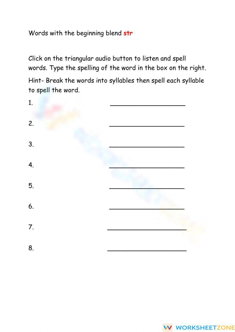 5 letter words beginning with stri