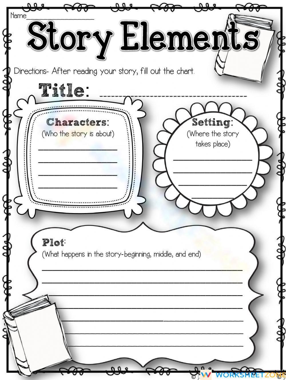 Story Elements Worksheet story-elements-worksheet