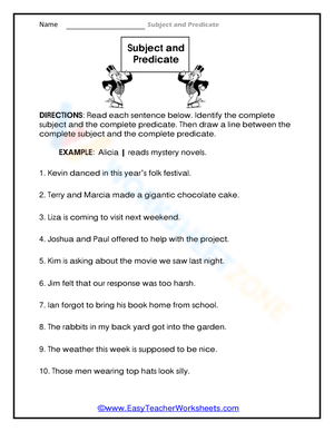 Identify It: Sentence Identification Practice Worksheets