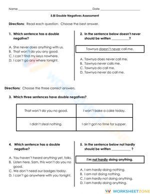 Should You Avoid Using Double Negatives?