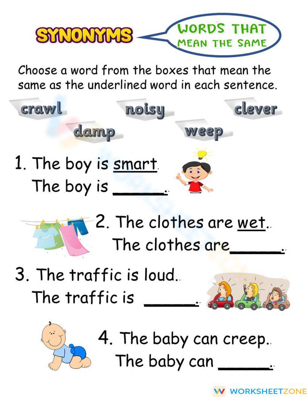 sentence-synonyms-worksheet