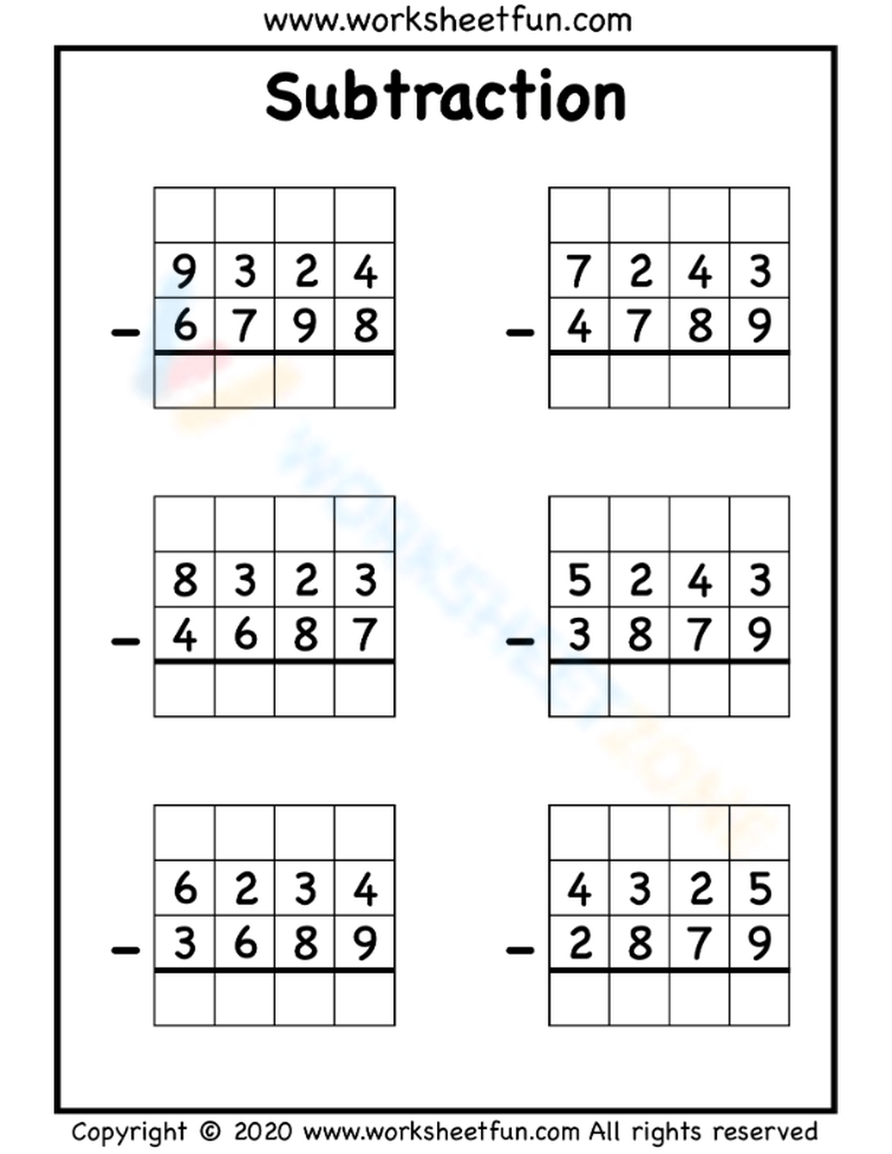 2-4-digit-subtraction-worksheet