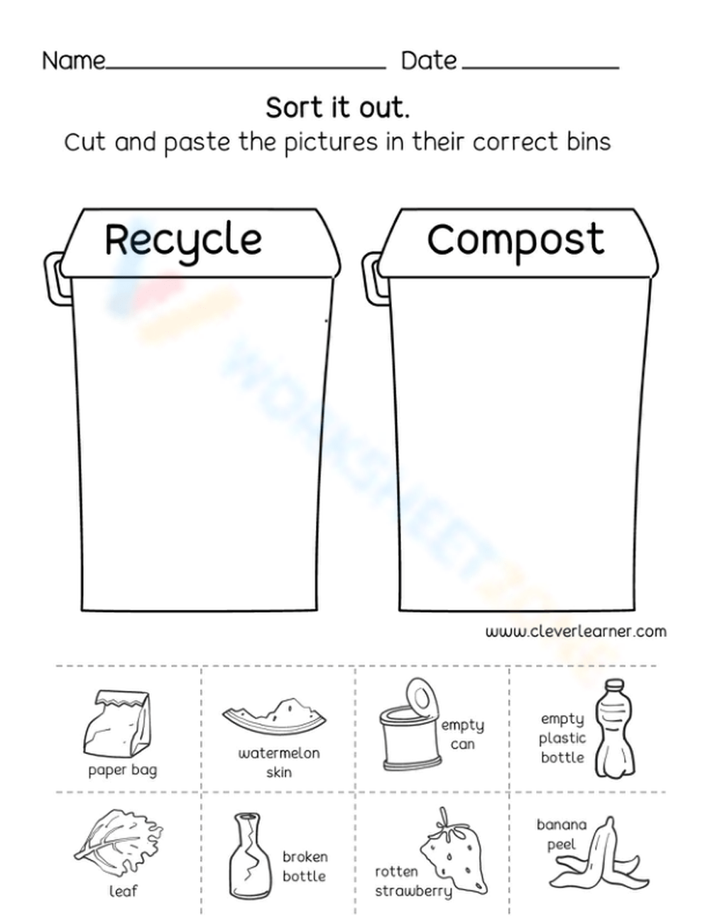 Sorting how to. Reduce reuse recycle Worksheets for Kids. Earth Day Worksheets for Kids. Recycling bins Worksheets for Kids. Recycle Worksheet for Kids.