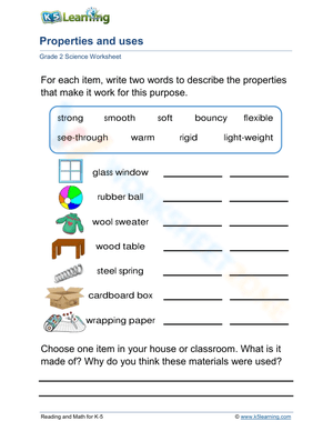 Smooth and Rough worksheet