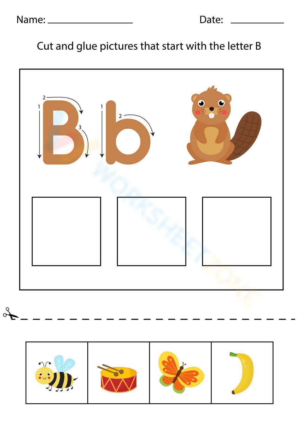 Beginning Sounds - Letter B