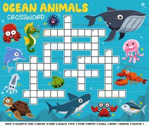 Ocean Animals Crossword