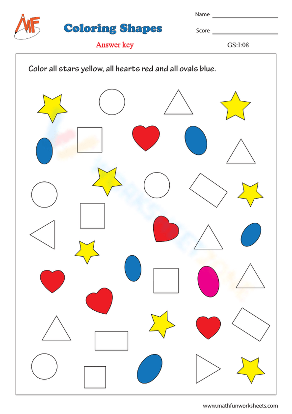 Coloring Shapes 3