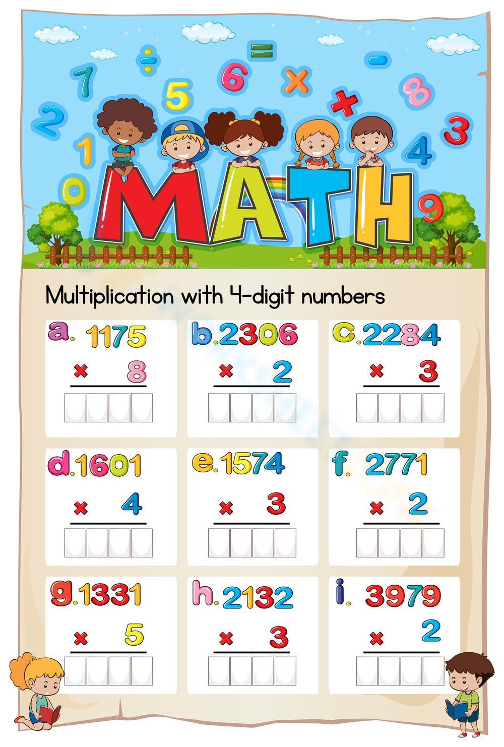 all 4 digit numbers