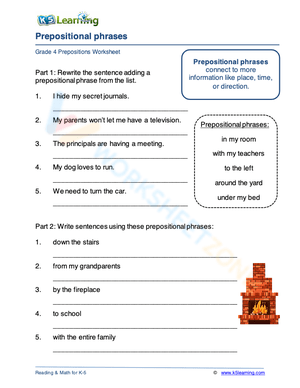 Prepositional phrases 2