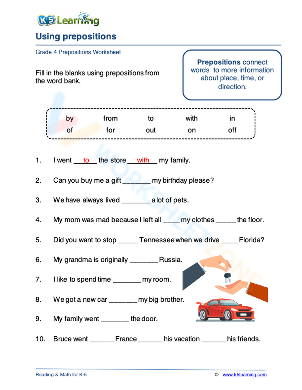 Travel preposition. Предлоги Worksheets for Kids. Prepositions of place Worksheets 5 класс. Предлог in Worksheets. Grammar упражнения Worksheet 10 класс.