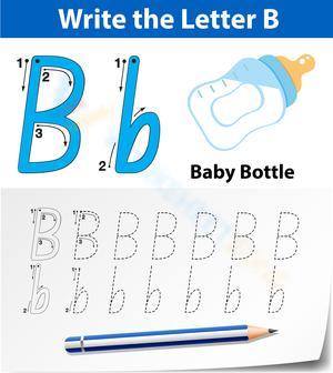 B is for Baby bottle