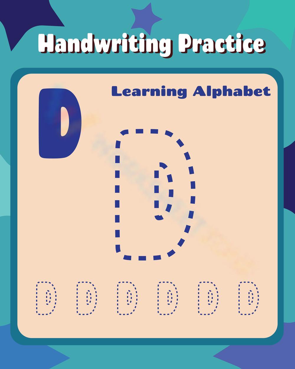 learning-alphabet-letter-d-worksheet