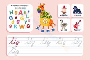 Find and write the cursive letter G