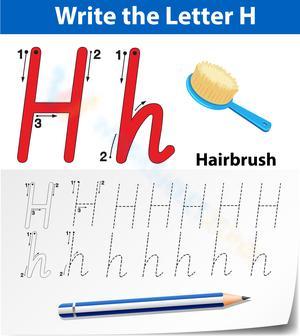 H is for Hairbrush