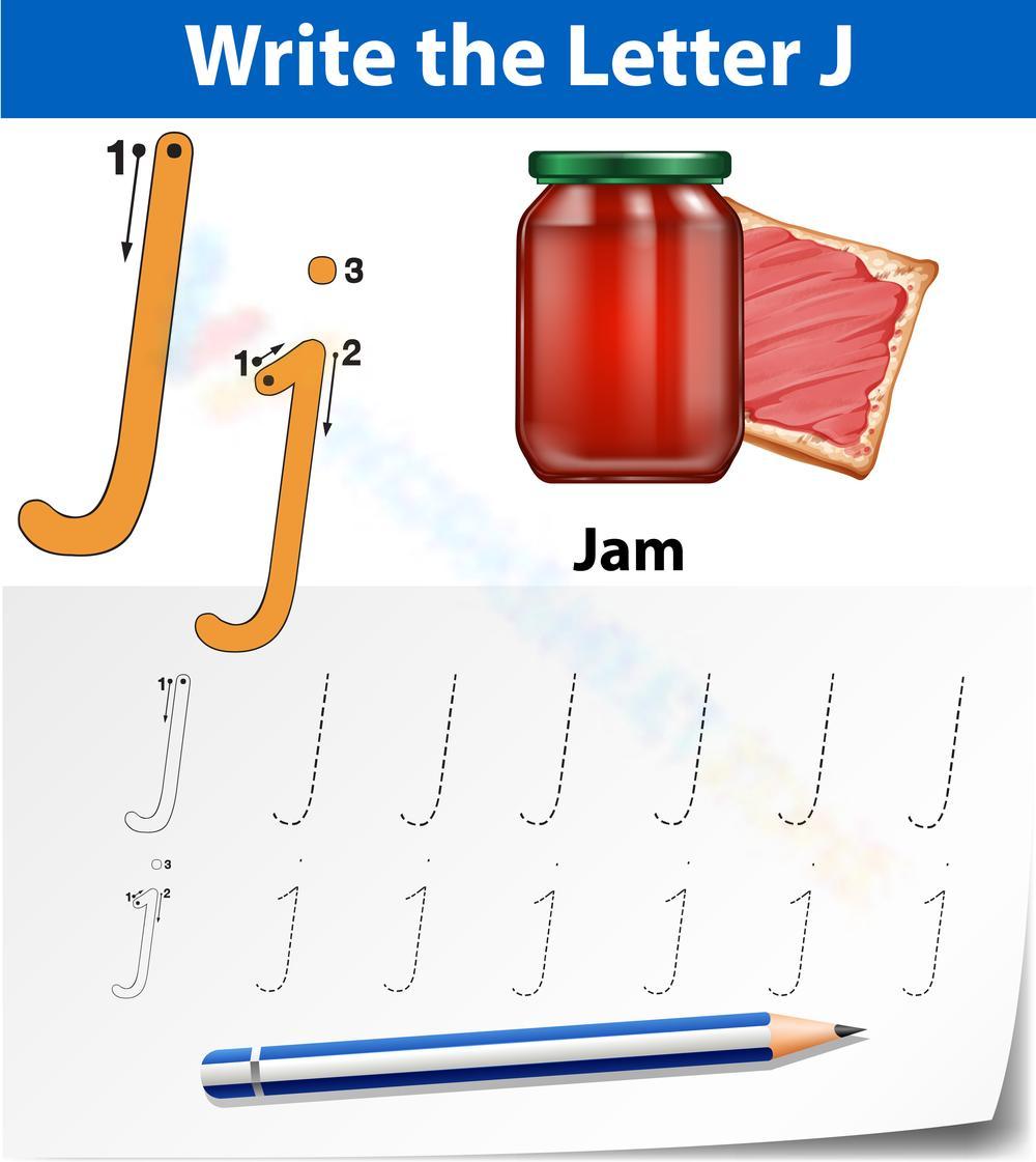 J Is For Jam Worksheet