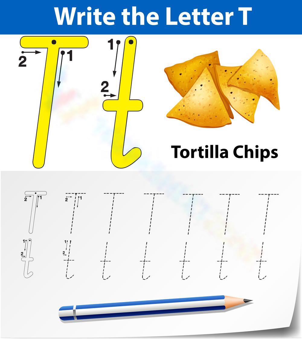 T is for Tortilla chips