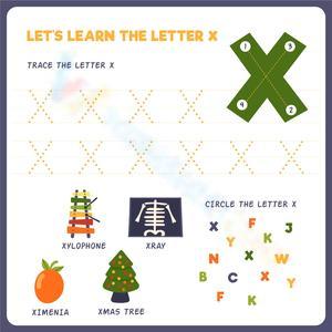 Let's learn the letter X