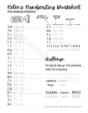 Neat Handwriting Practice sheets, Neat Handwriting Worksheets, Neat  Handwriting, Printable Handwriting Practice - Classful