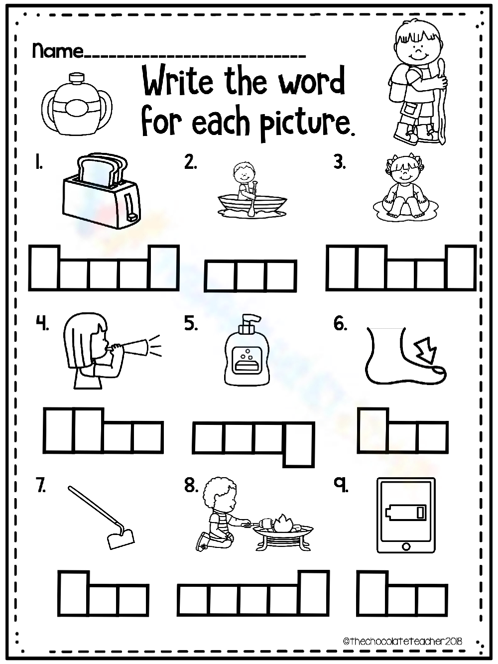 Vowels Team Worksheet